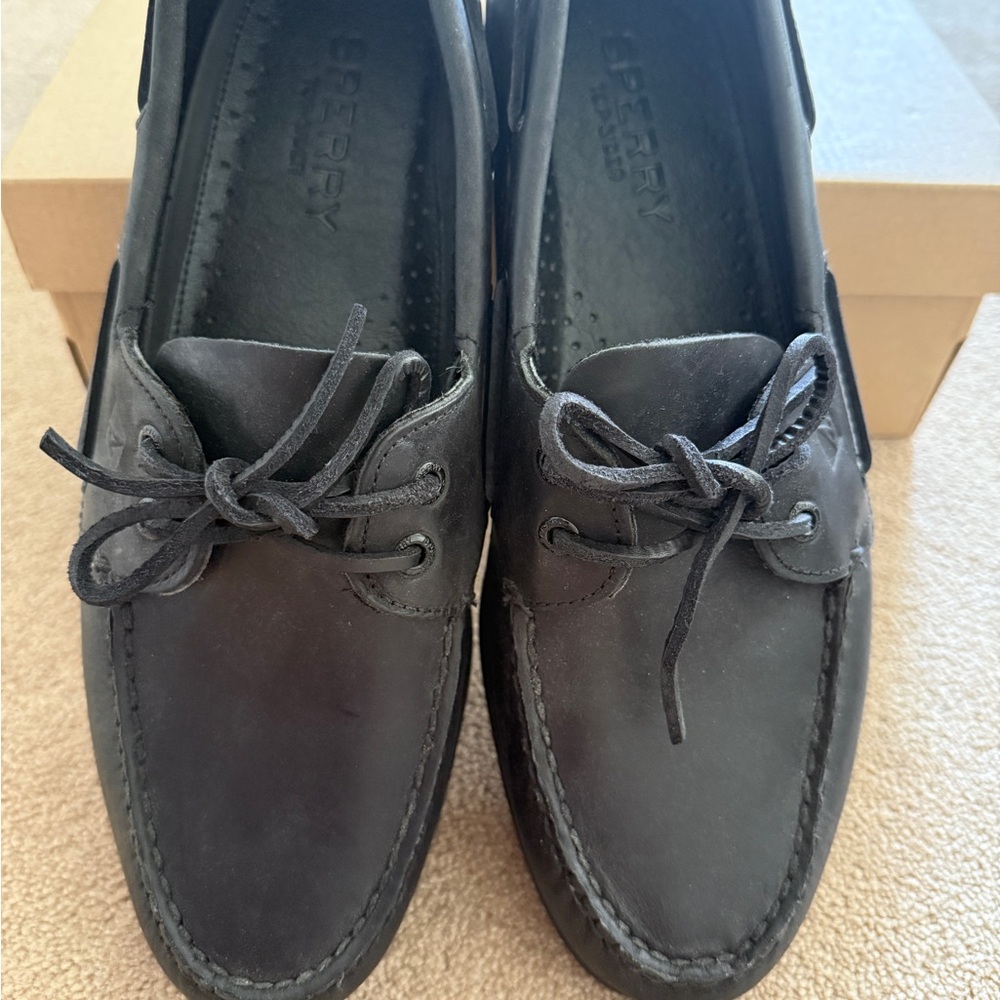 Sperry Men's Black Boat Shoes